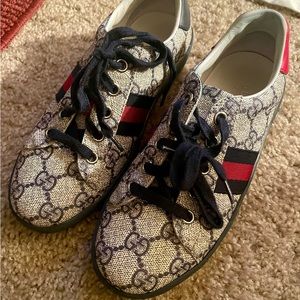 Authentic Gucci Kids Sneakers, Excellent Condition,